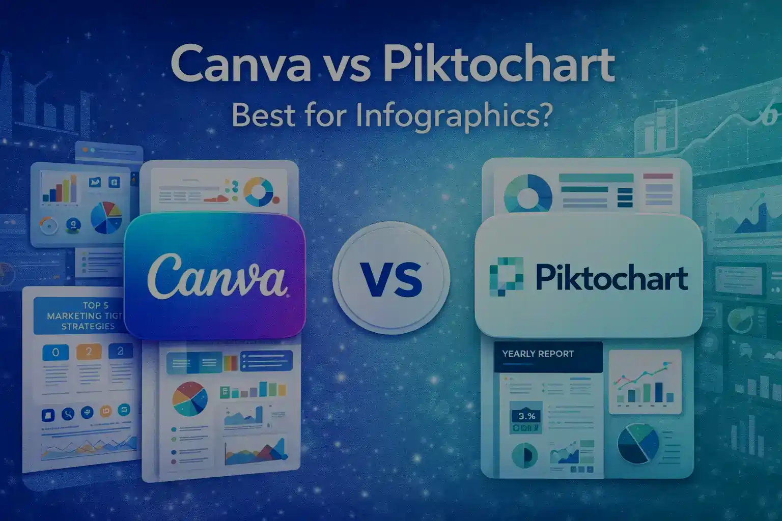 Canva vs Piktochart – Which is Best for Infographics?