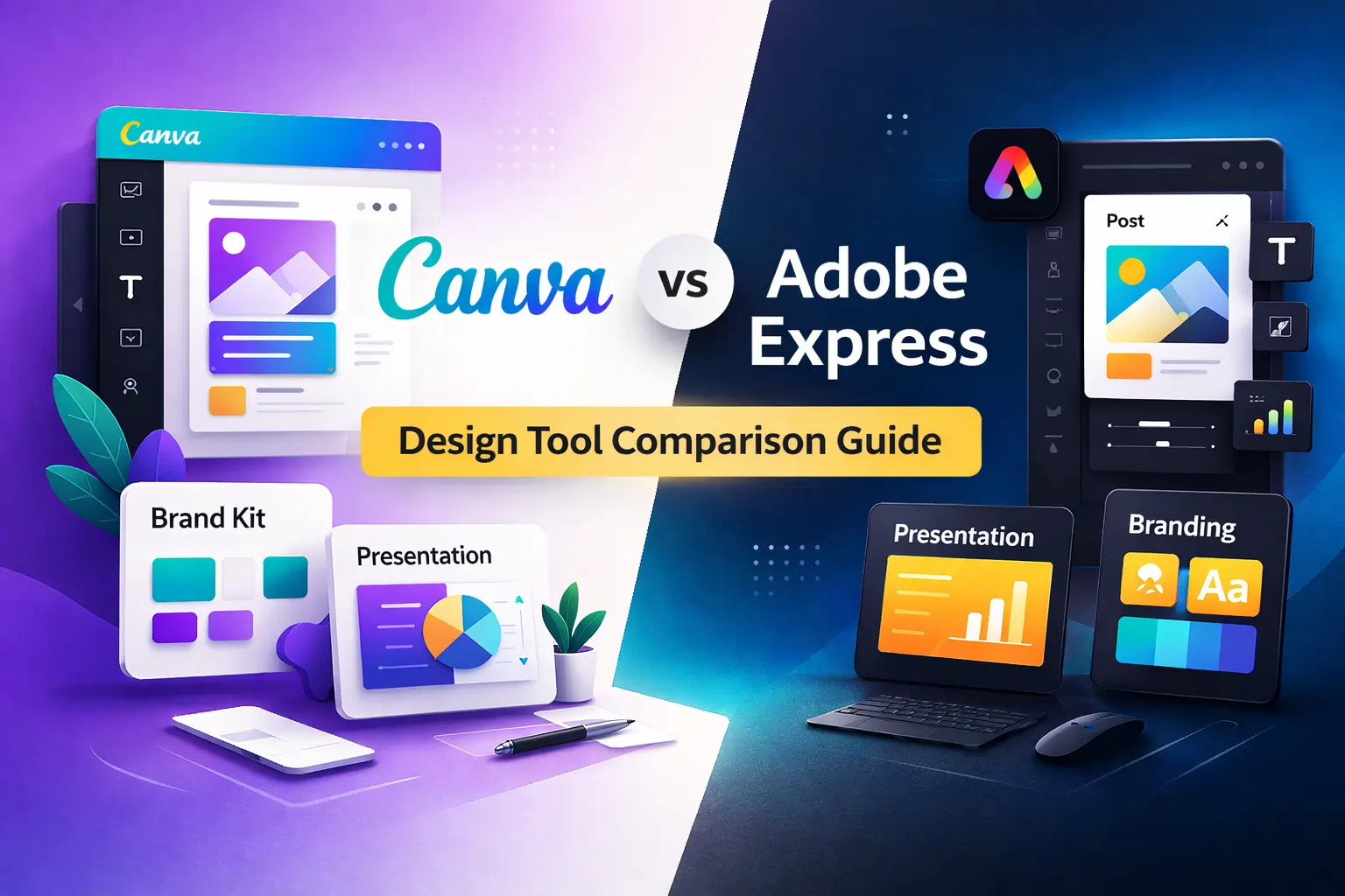 Canva vs Adobe Express – Which Design Tool Wins?