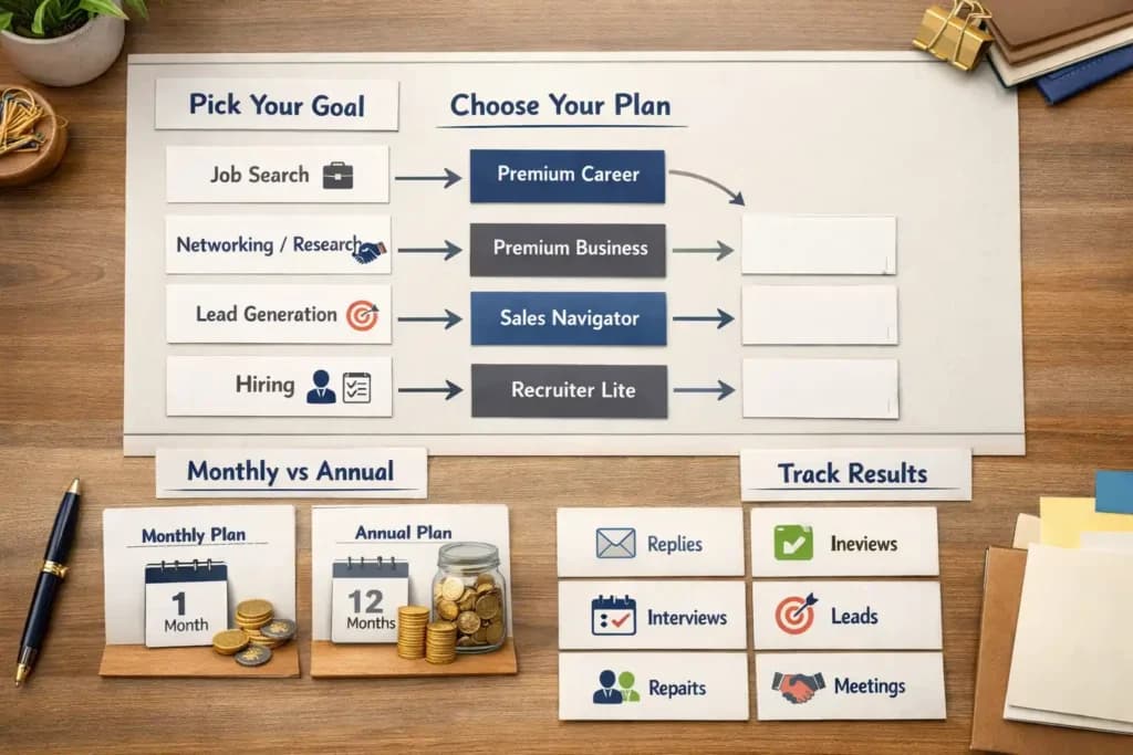 LinkedIn Premium plan selection decision